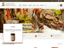 Tablet Screenshot of bottegadelfungo.it